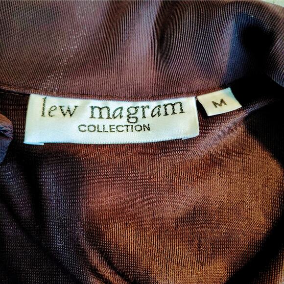 Lew Magram New York Vintage Brown Activewear Jacket Size‎ Medium - Picture 3 of 8